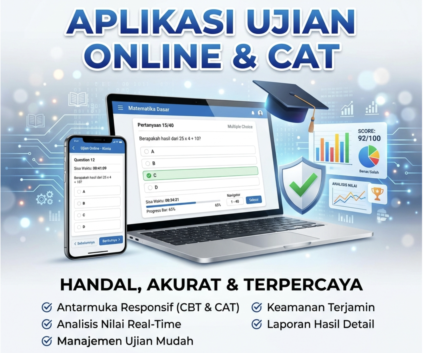 jual Aplikasi Ujian Online (CBT & CAT) Terbaik